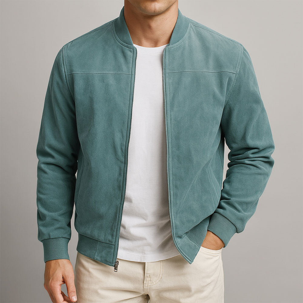 Chaqueta de ante para hombre