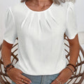 Camiseta elegante con un sutil relieve