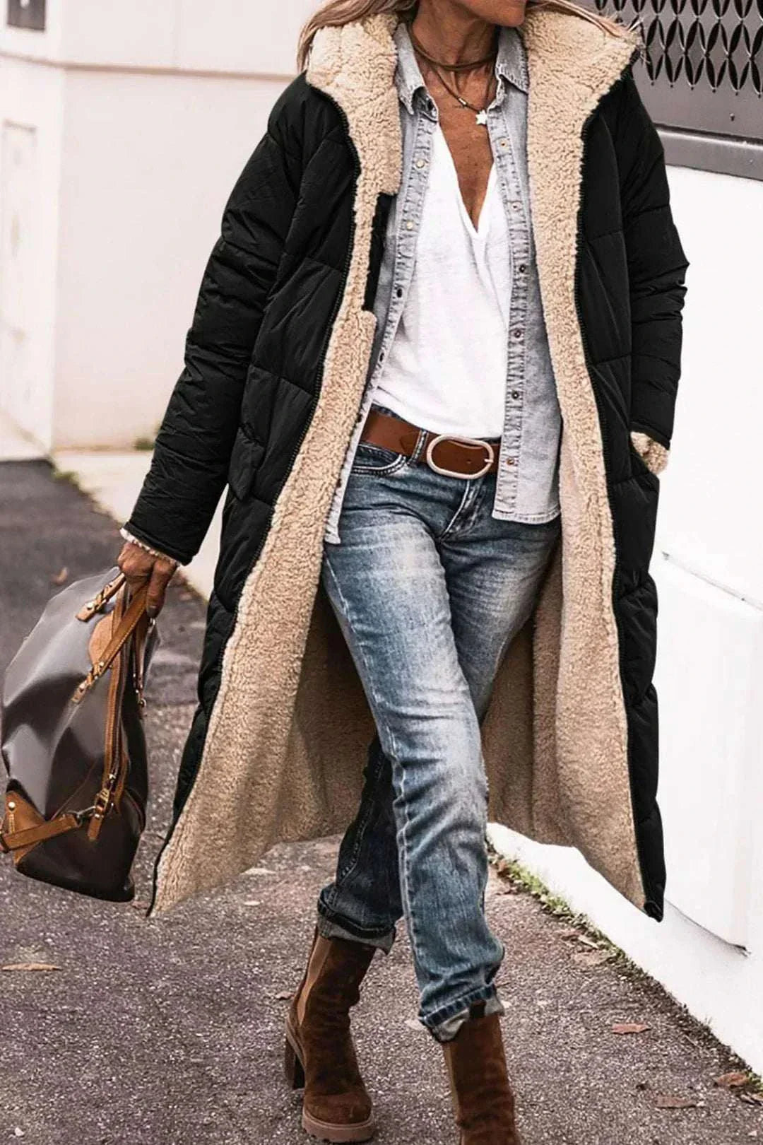 chaqueta reversible