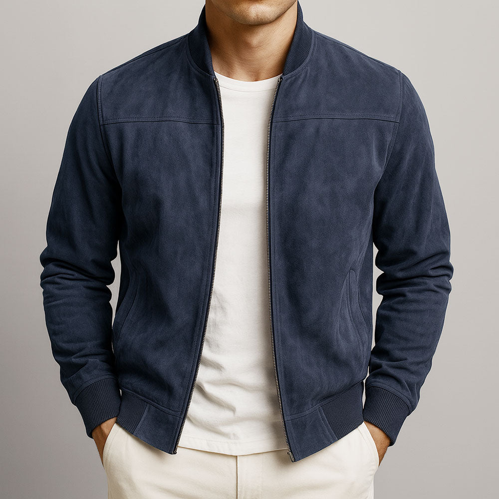 Chaqueta de ante para hombre