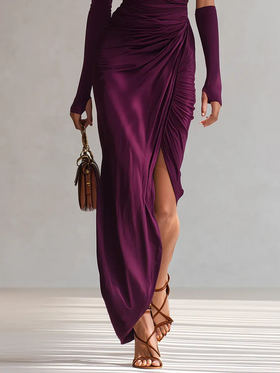 Rhianna™ Vestido Maxi Elegante + Manga
