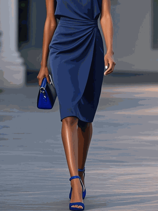 Vestido midi de diseño