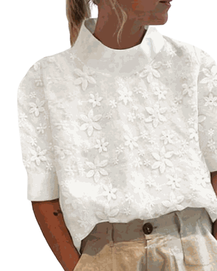 Blusa de encaje
