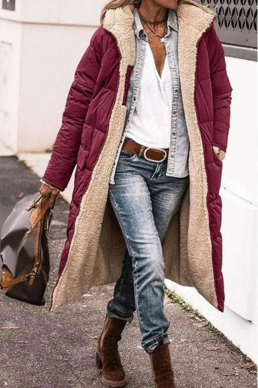 chaqueta reversible
