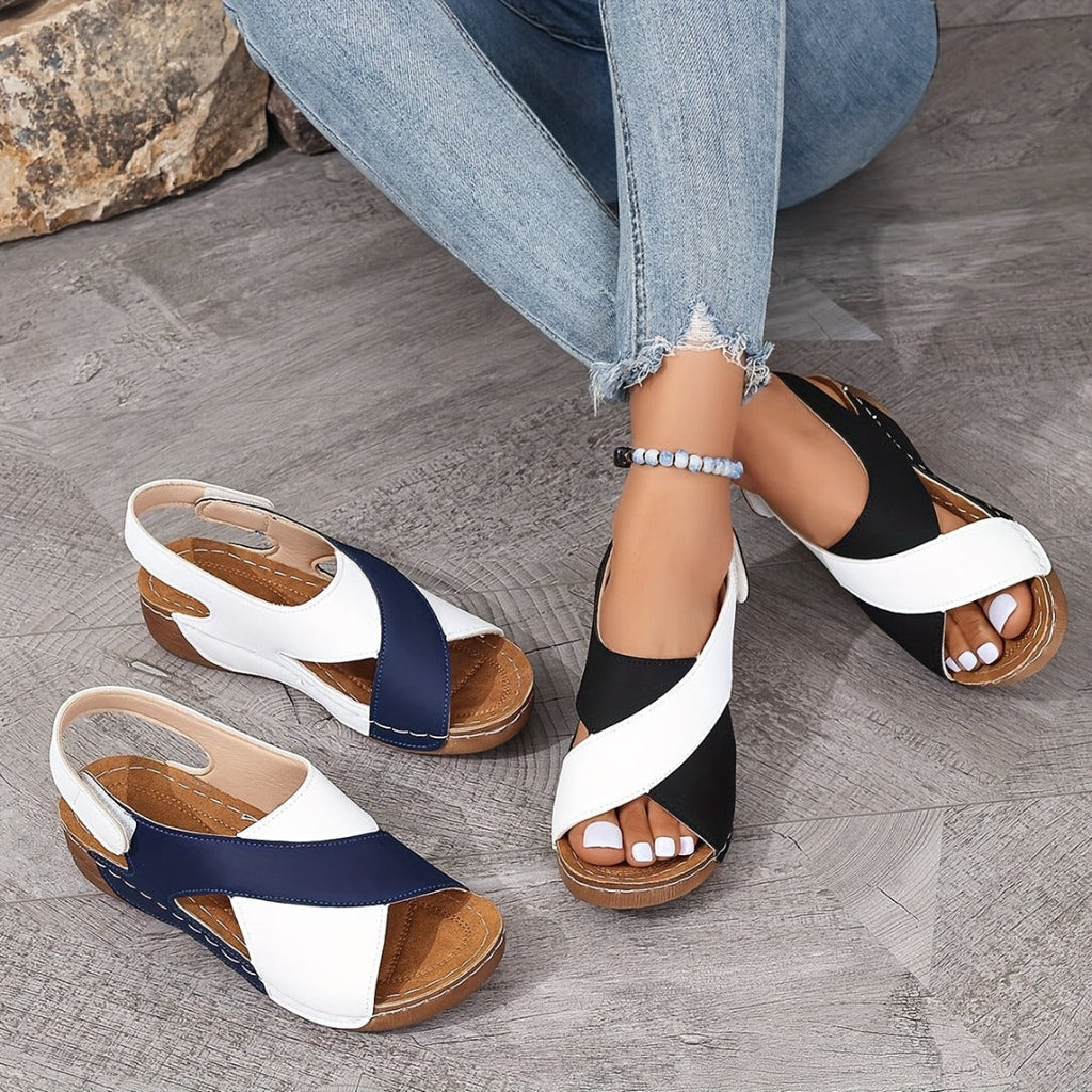Sandalias ergonómicas con plataforma moderna