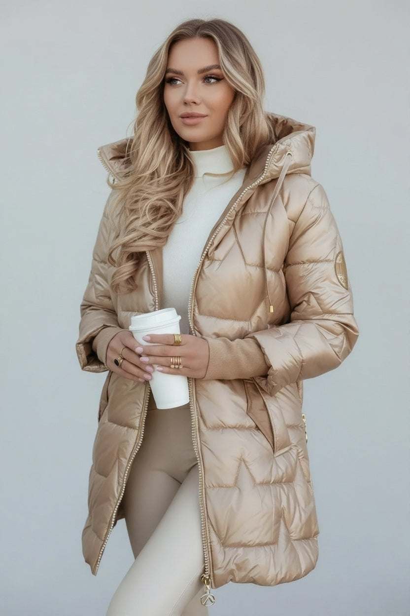 Chaqueta Larga Acolchada