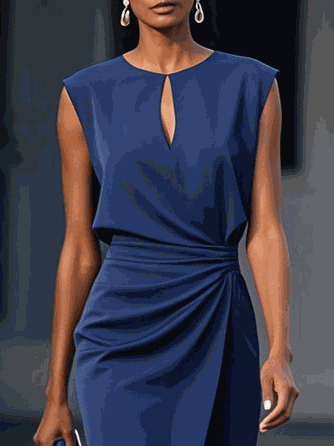 Vestido midi de diseño
