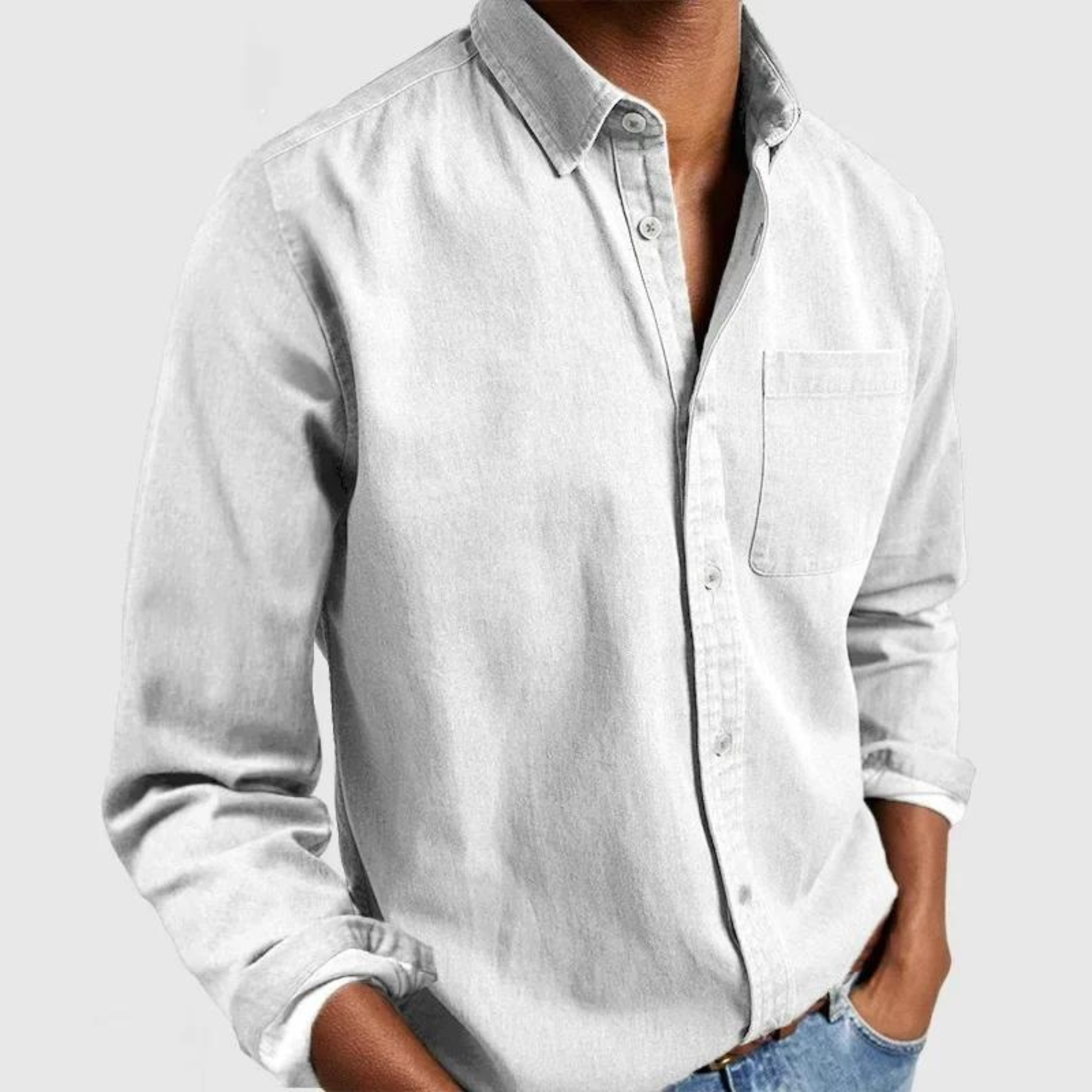 Alvin - Camisa informal de alta calidad