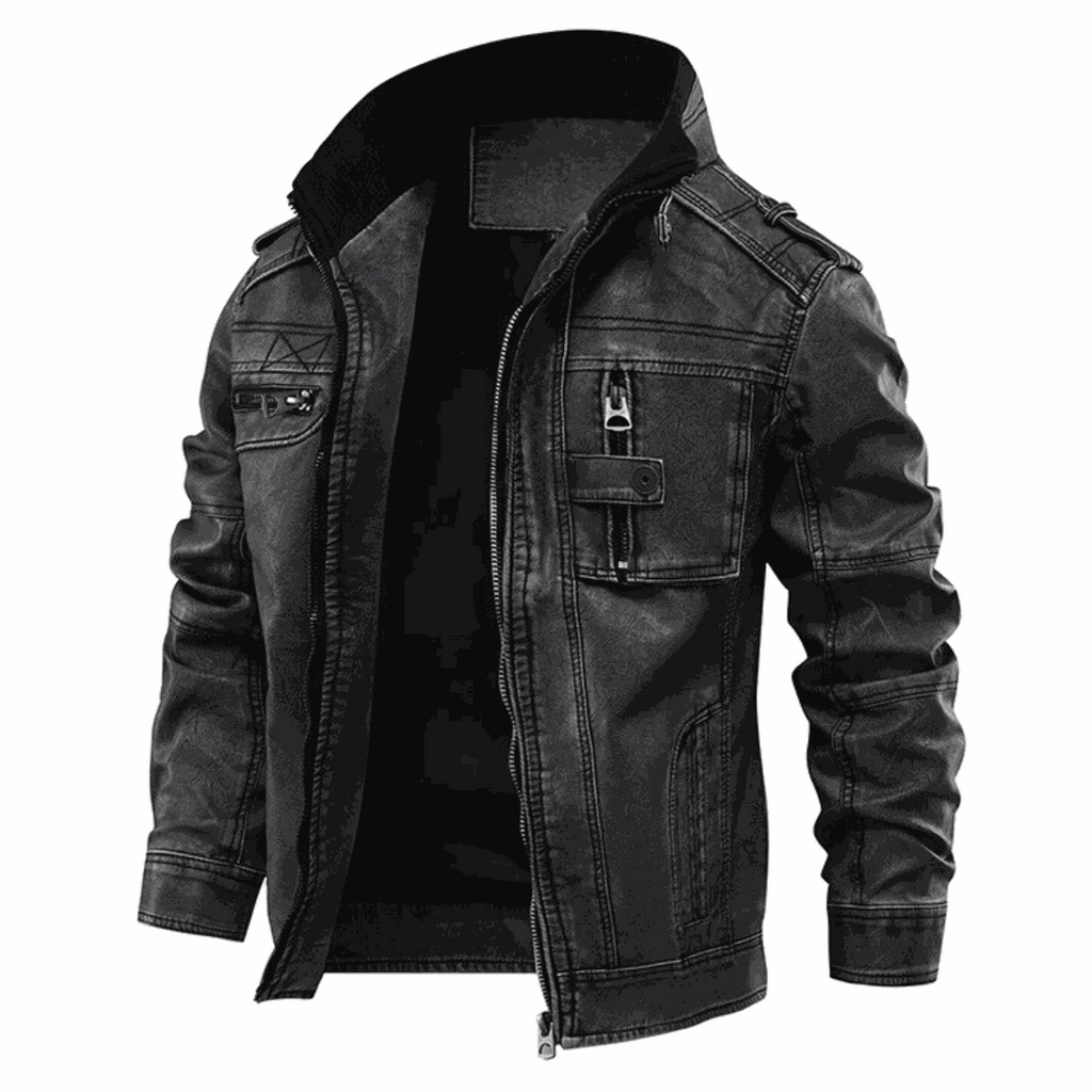 chaqueta de piel