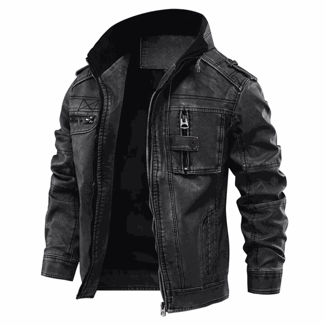 chaqueta de piel