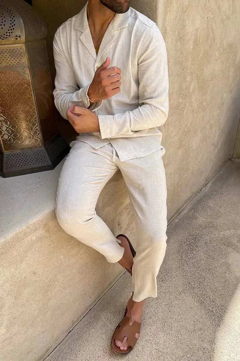 Traje de lino