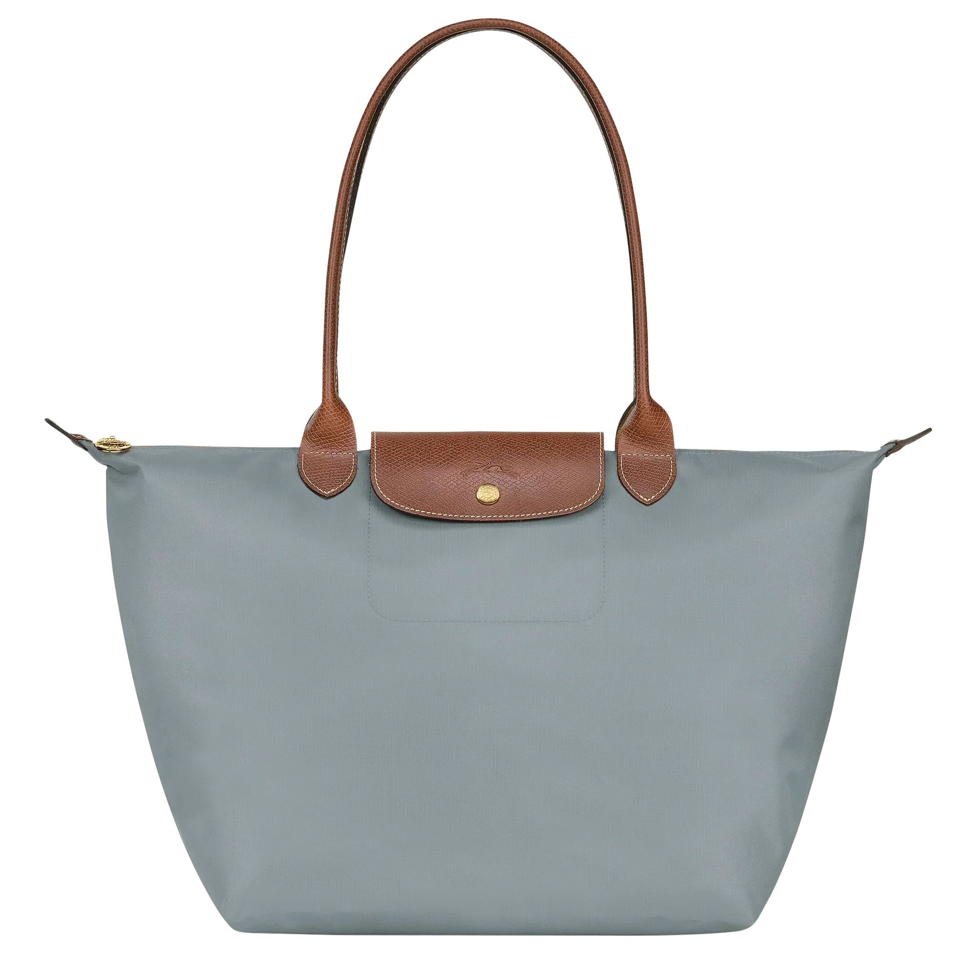 Bolso tote Le Pliage grande, color acero