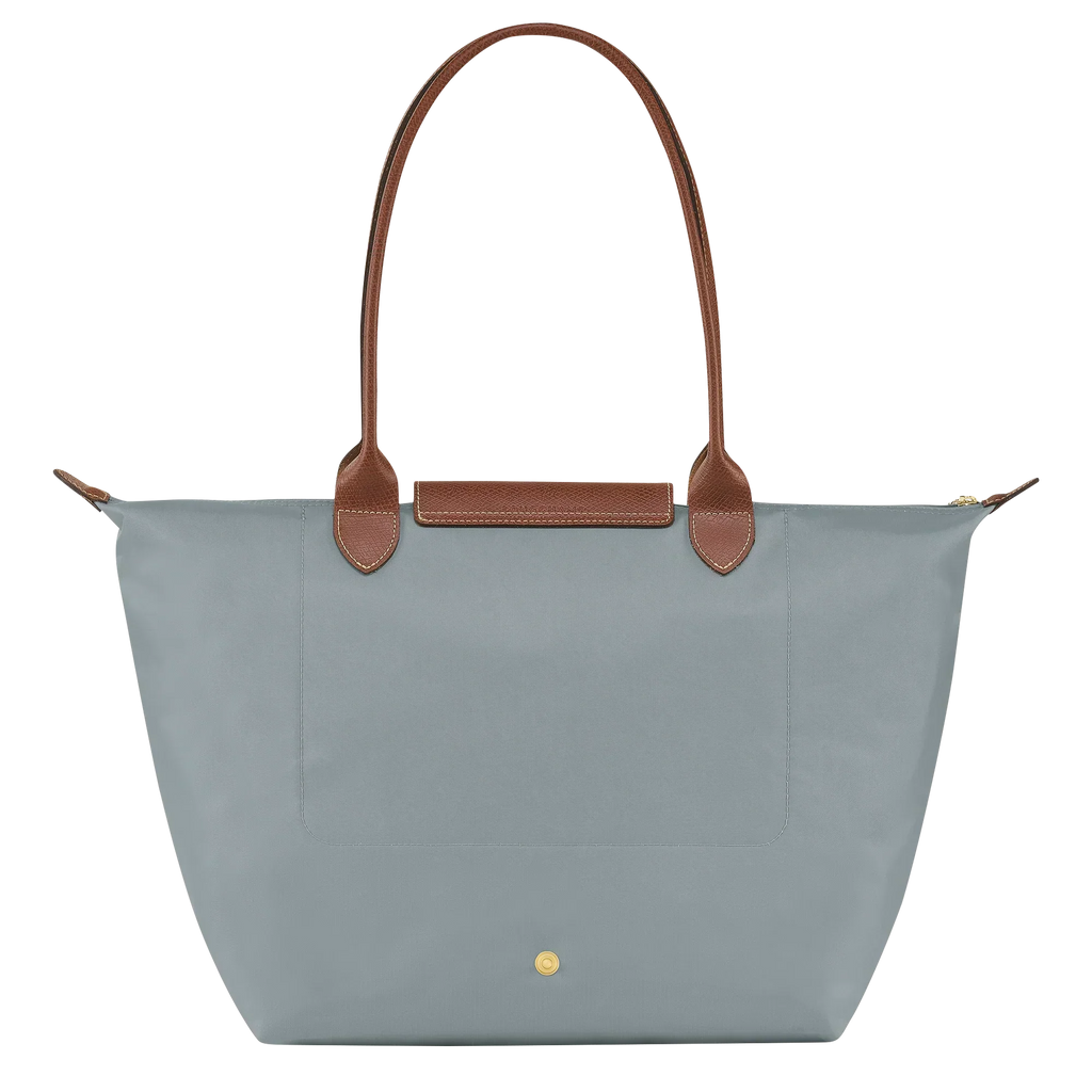 Bolso tote Le Pliage grande, color acero