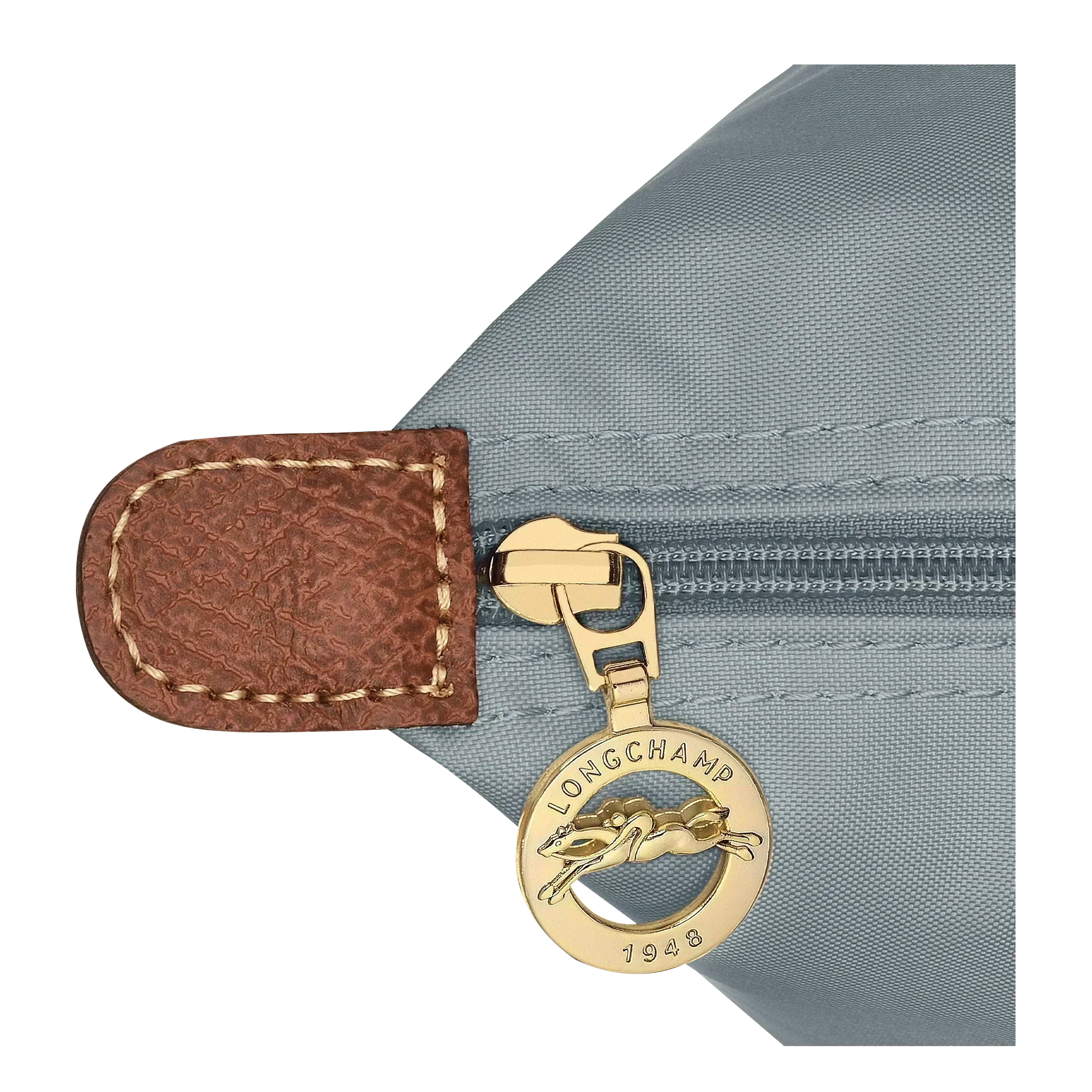 Bolso tote Le Pliage grande, color acero