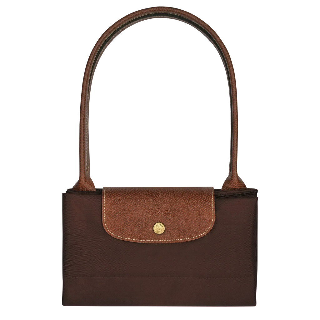 Bolso grande Le Pliage, color ébano