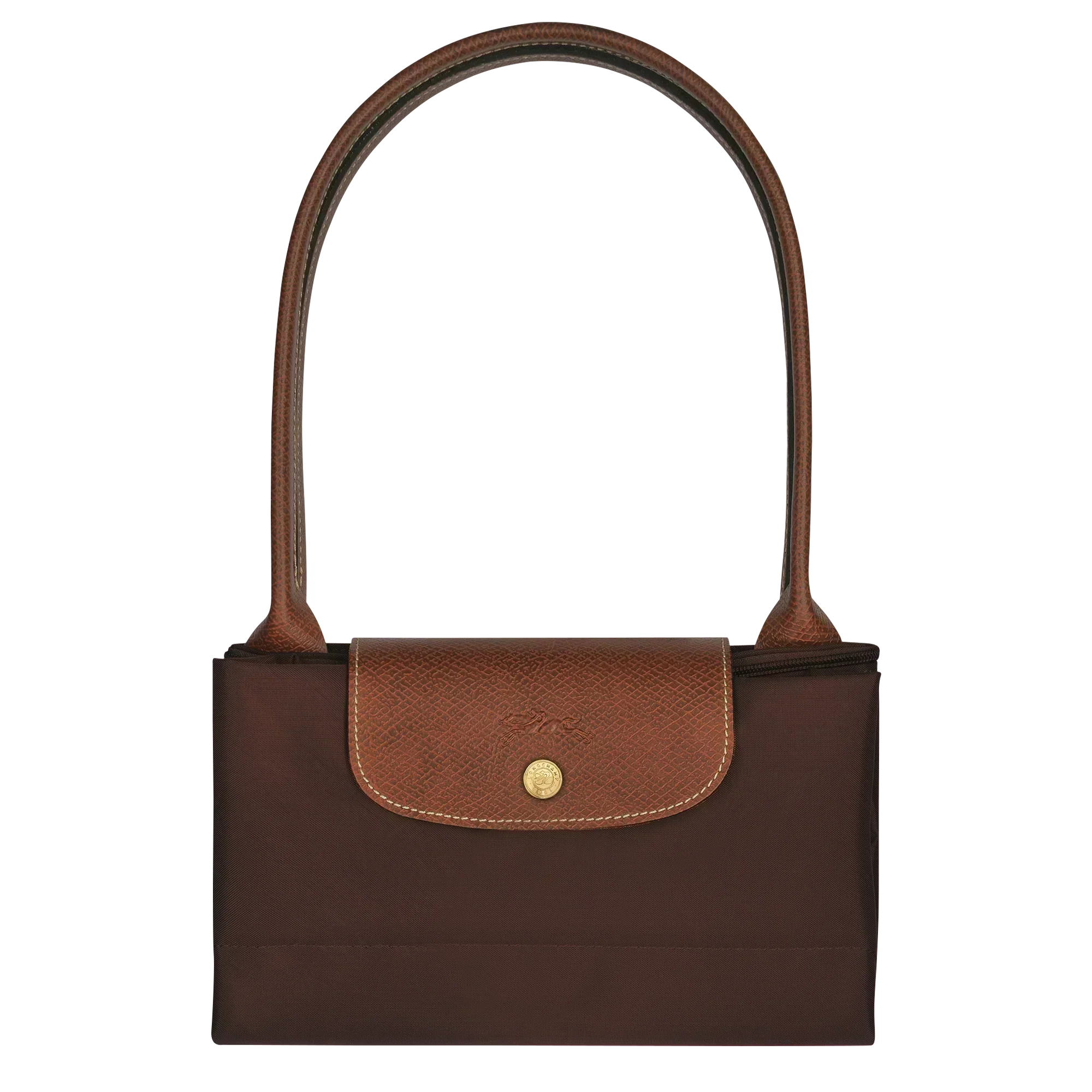 Bolso grande Le Pliage, color ébano