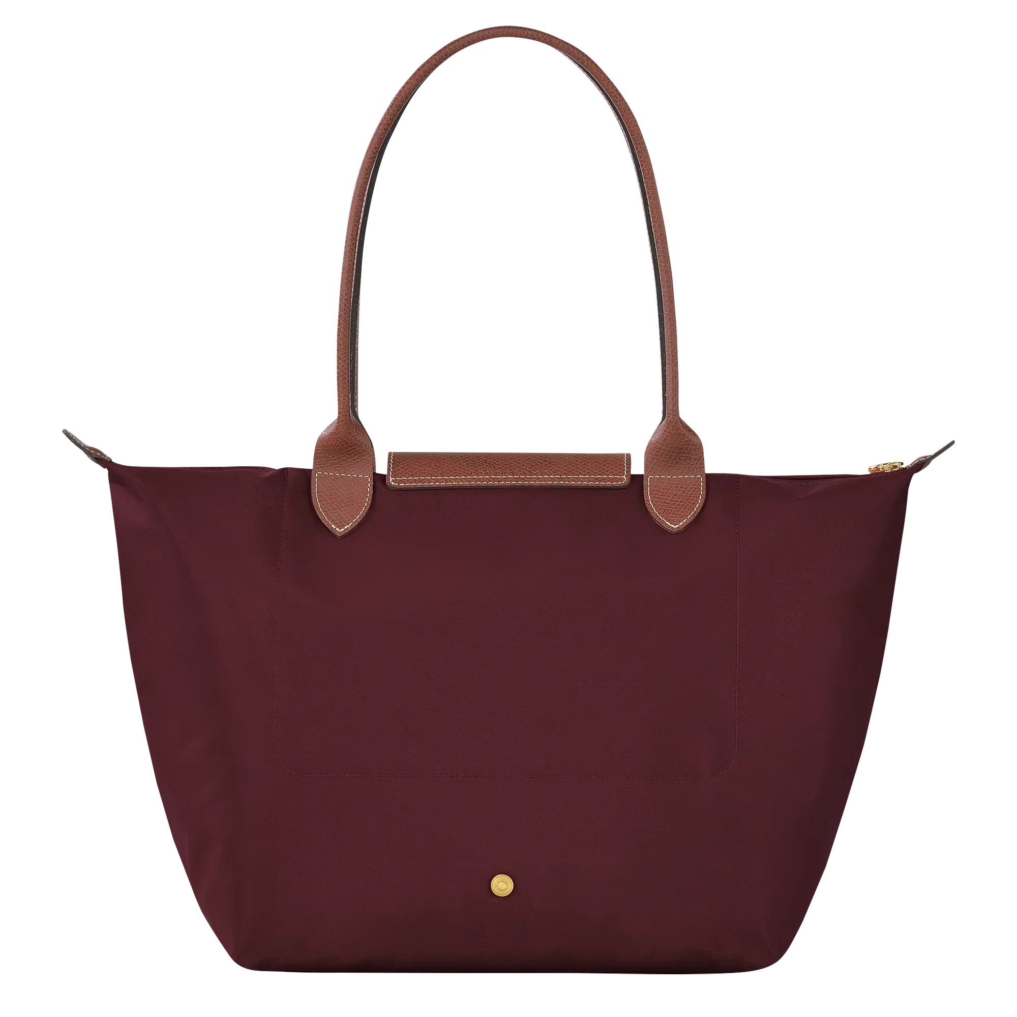 Bolso grande Le Pliage, color burdeos