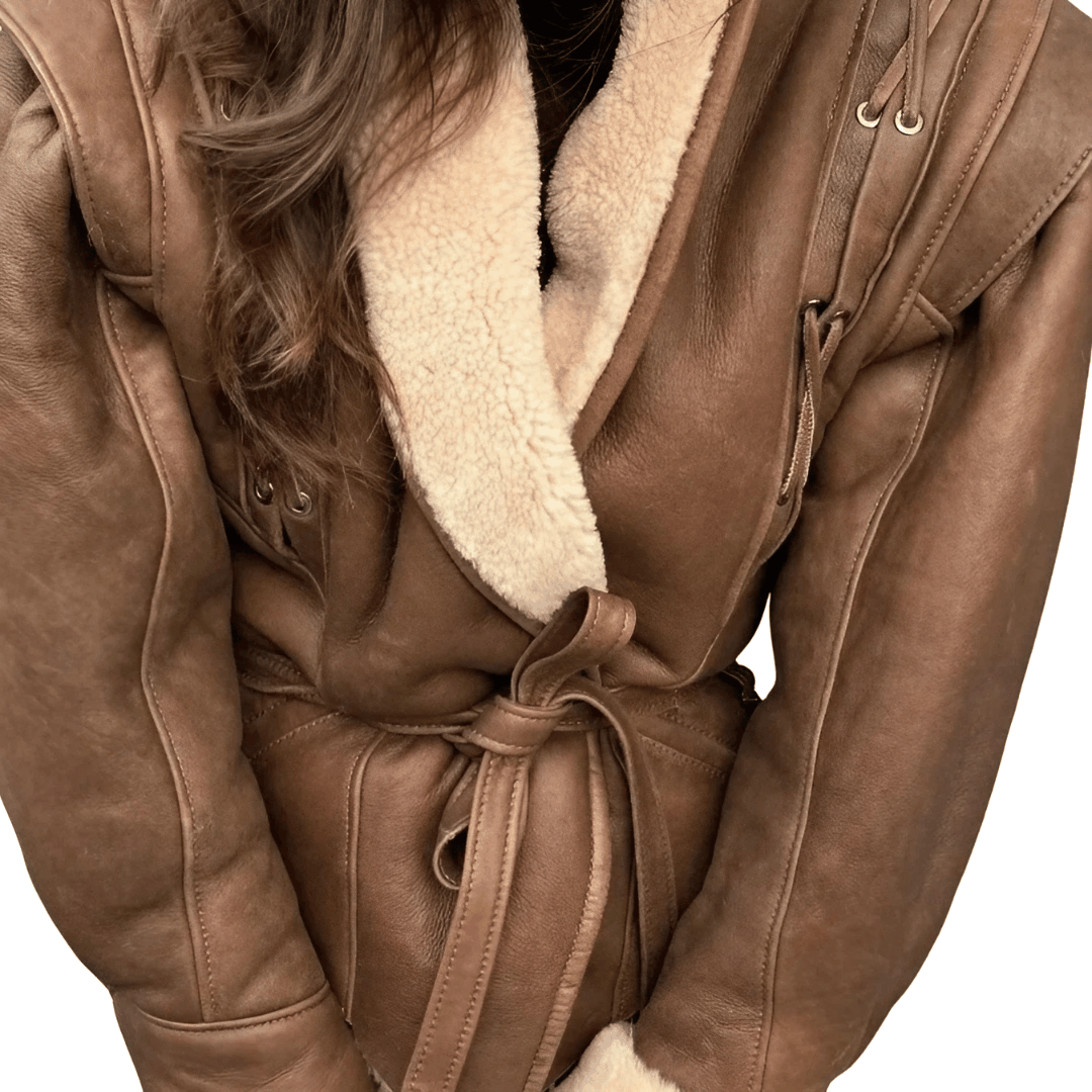 Chaqueta con efecto pelo