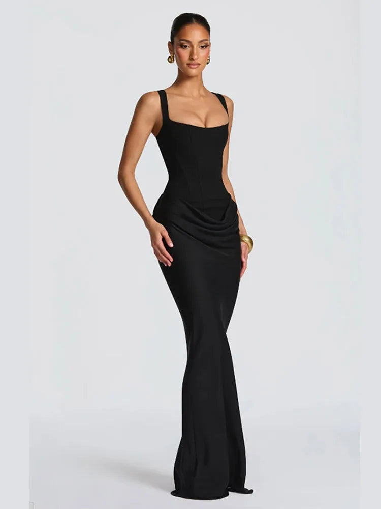 Sofía - Vestido Largo Off-Shoulder Elegante