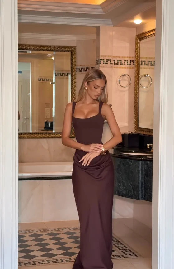Sofía - Vestido Largo Off-Shoulder Elegante