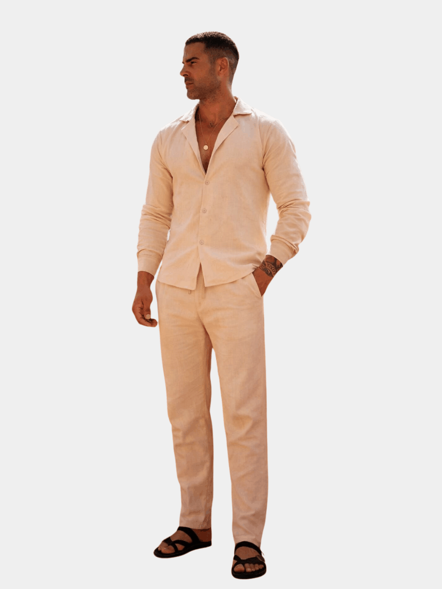 Traje de lino