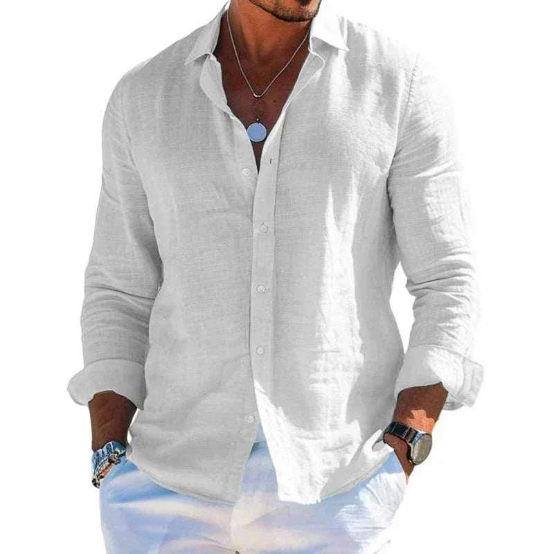 Camisa confeccionada en lino