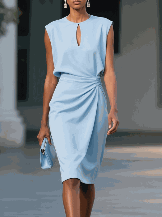 Vestido midi de diseño