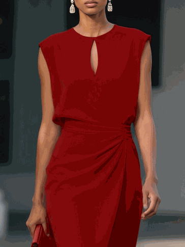 Vestido midi de diseño