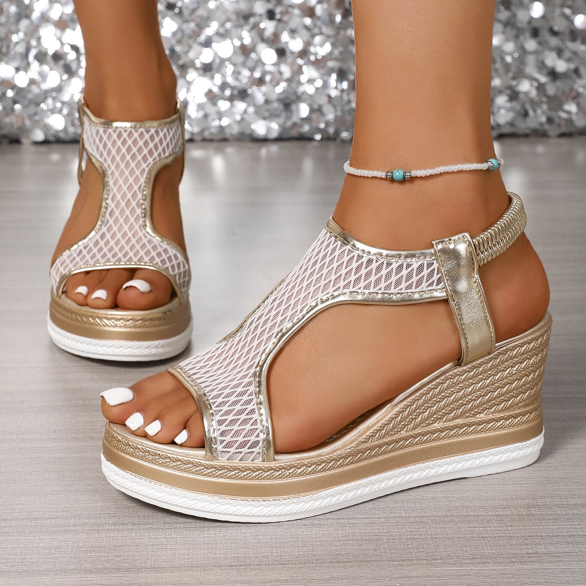 Sandalias con plataforma ergonómicas y elegantes