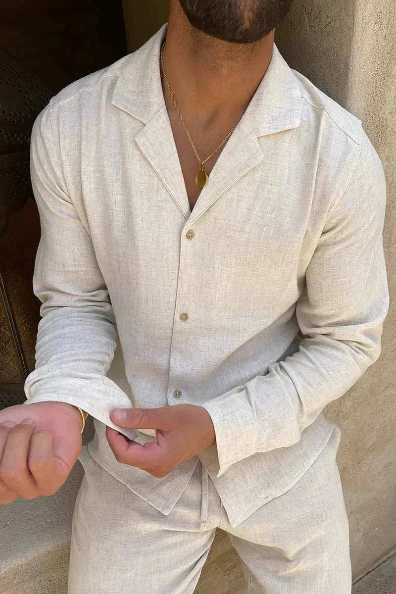 Traje de lino