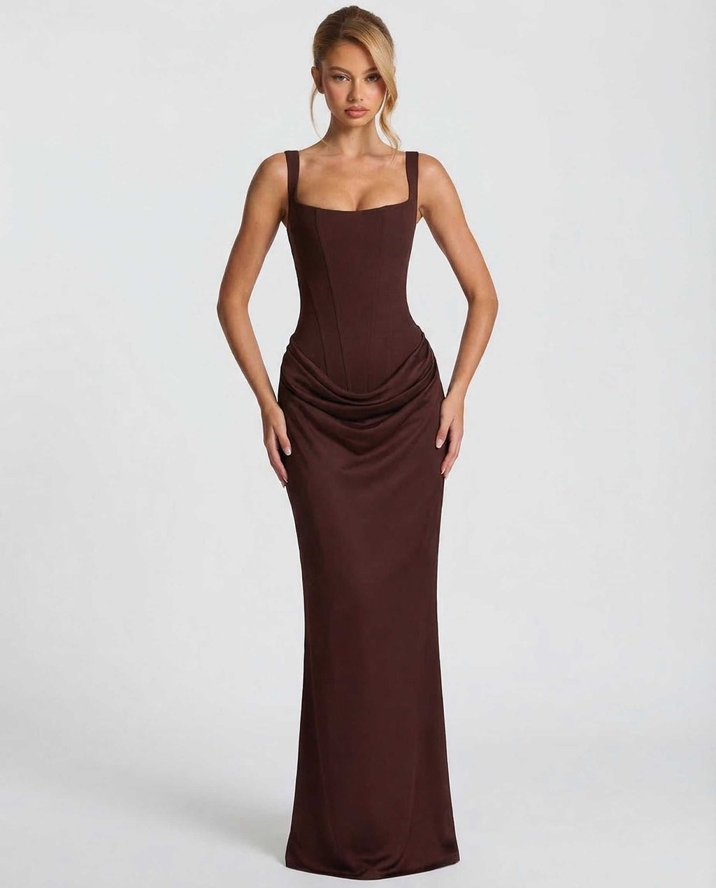 Vestido drapeado