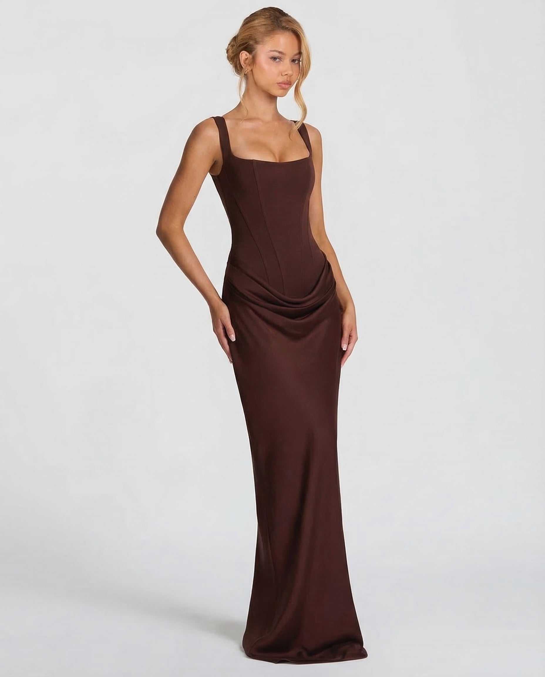 Vestido drapeado
