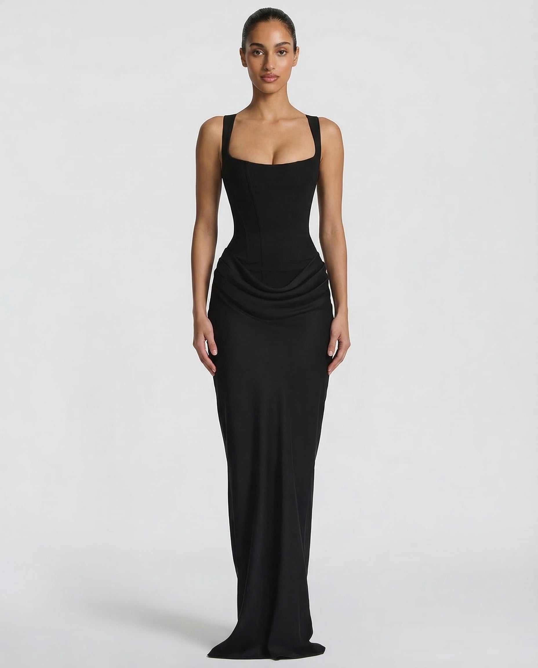 Vestido drapeado
