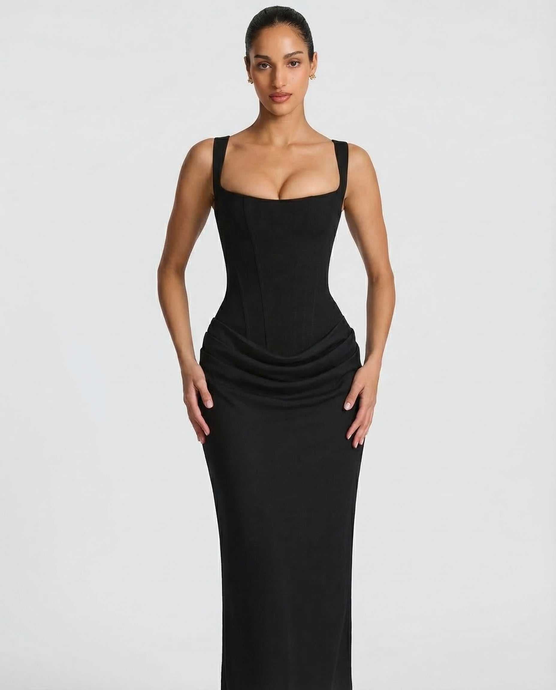 Vestido drapeado