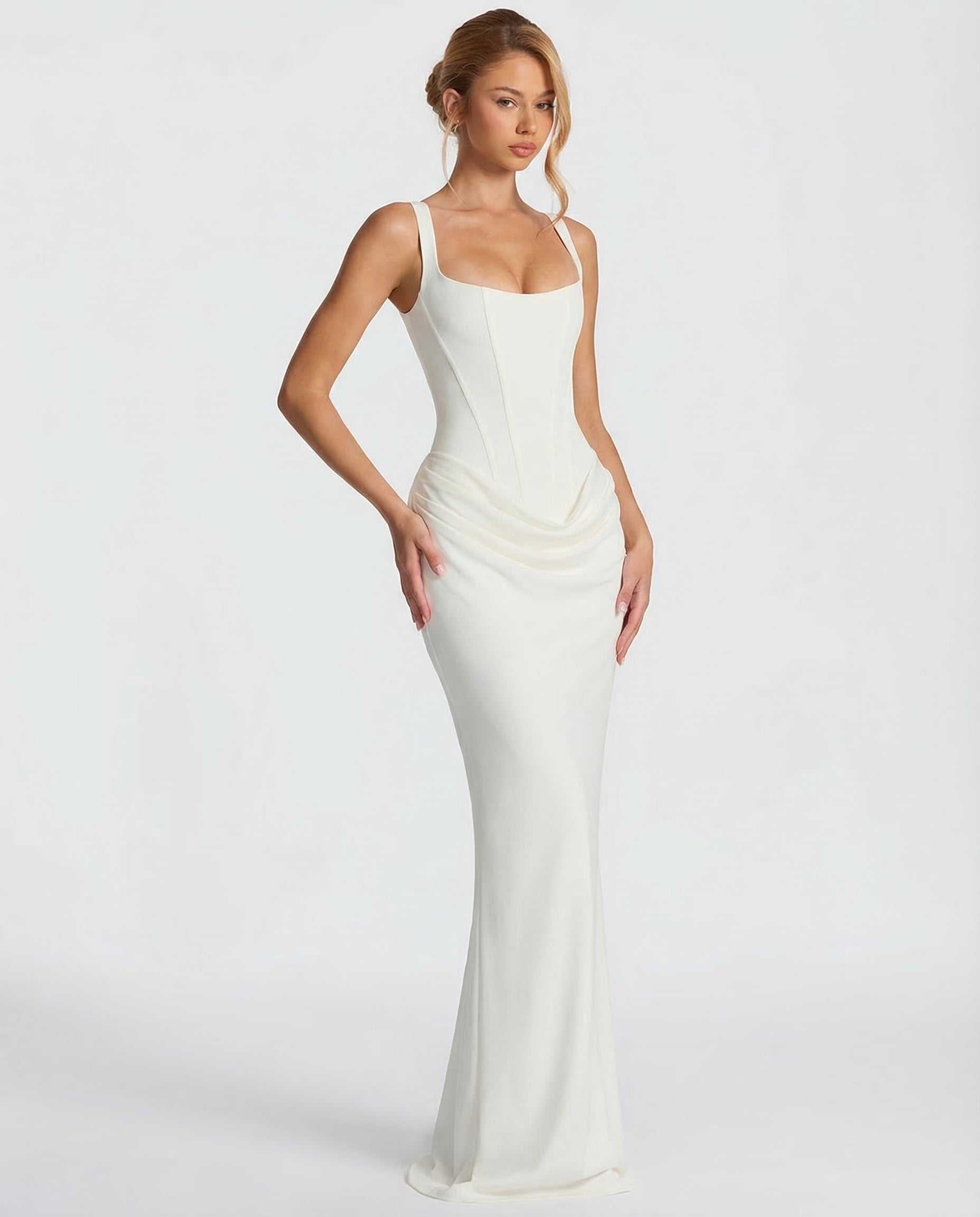 Vestido drapeado