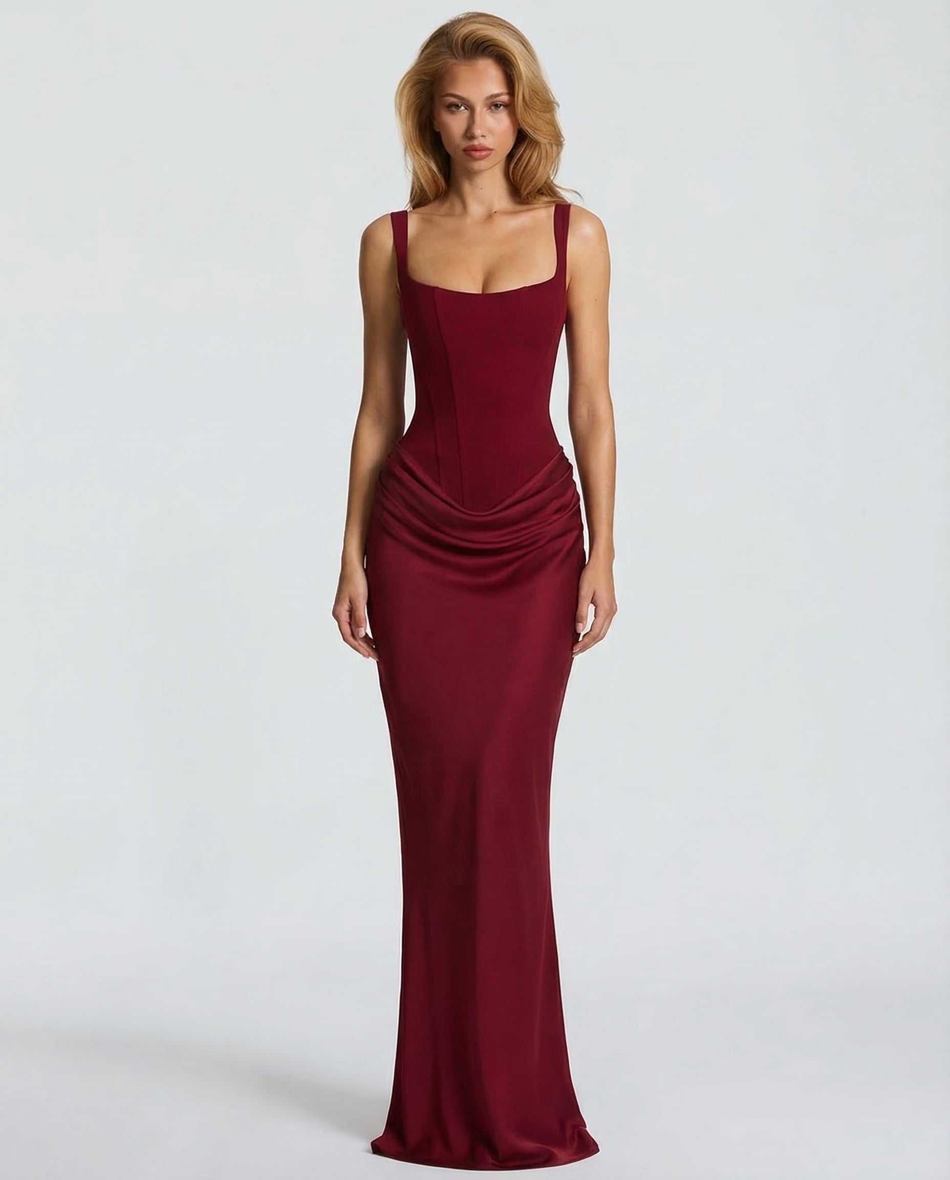 Vestido drapeado