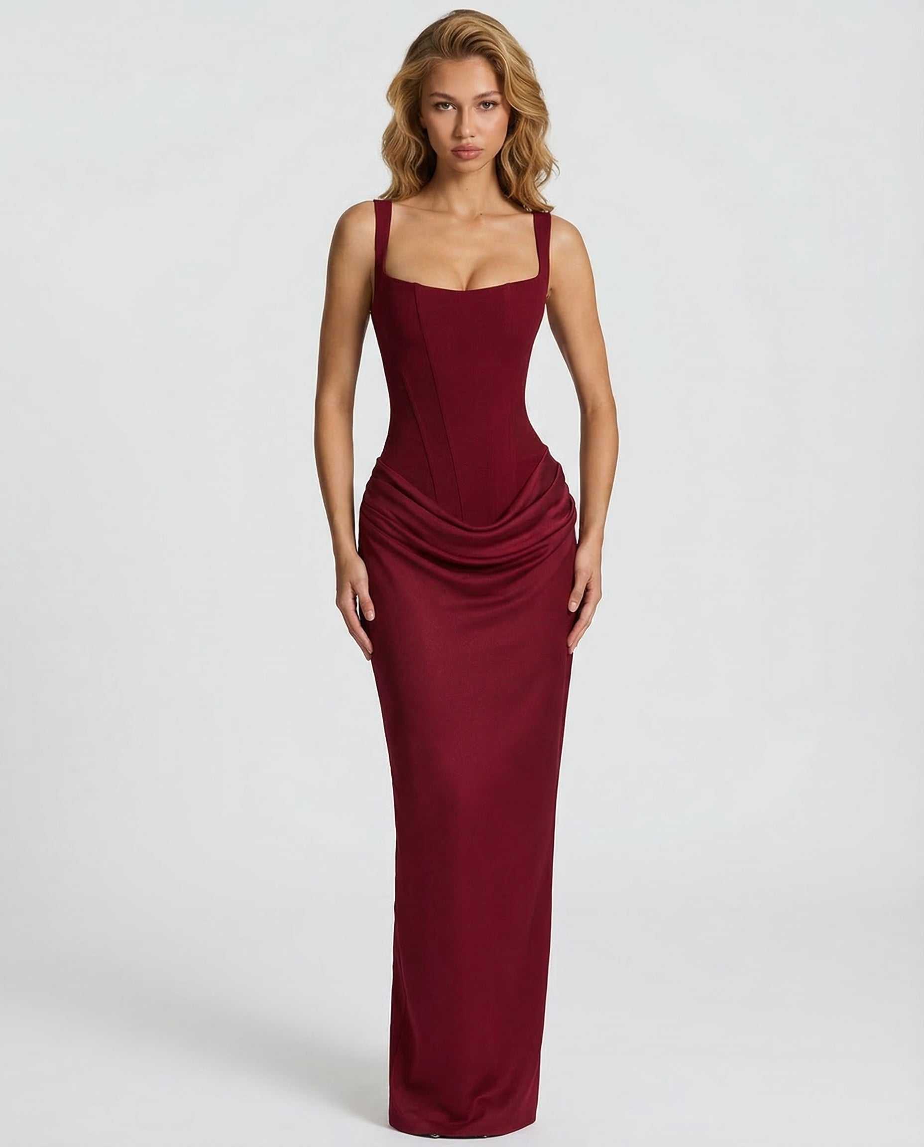 Vestido drapeado
