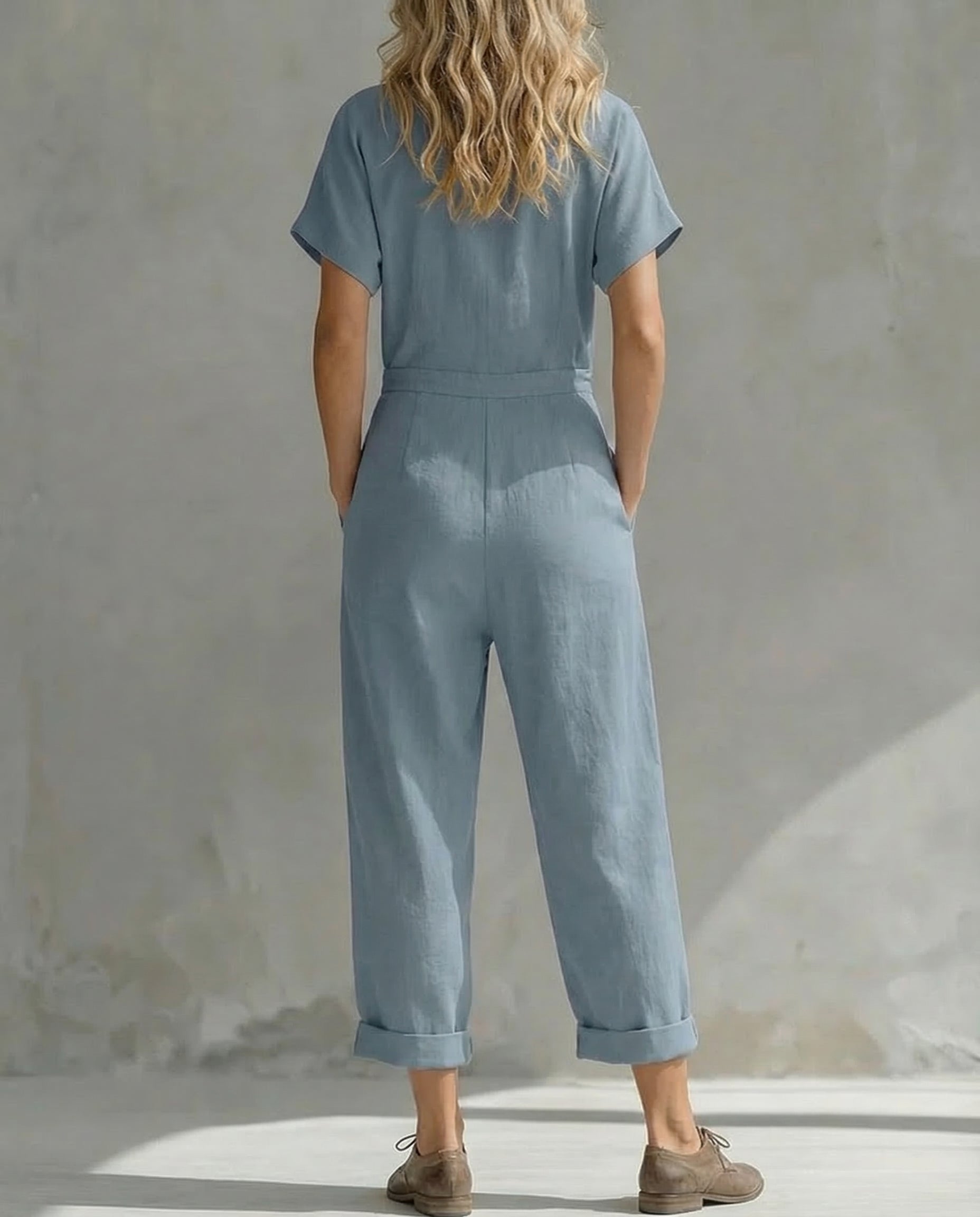Natalia · Conjunto veraniego con top y pantalón fluido