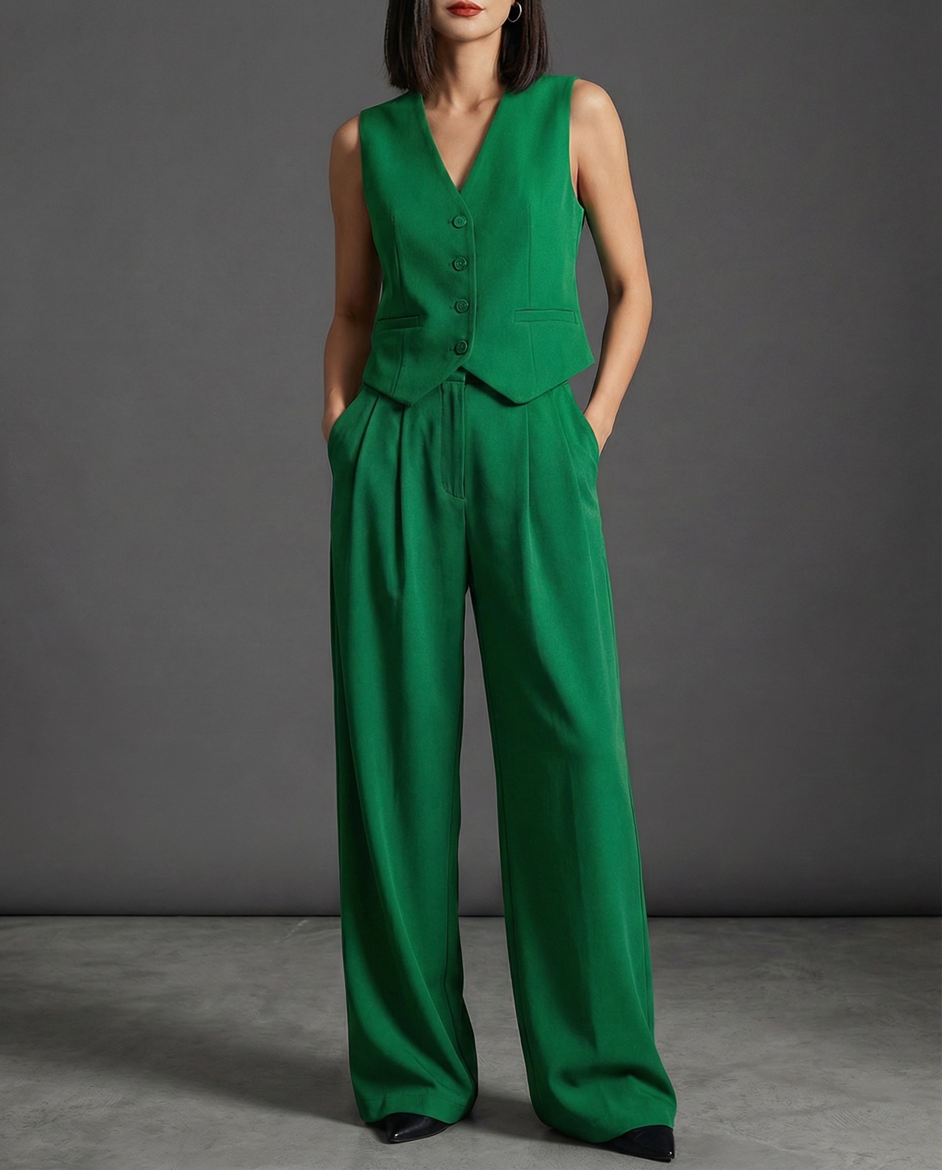 Victoria · Conjunto ejecutivo con chaleco y pantalón