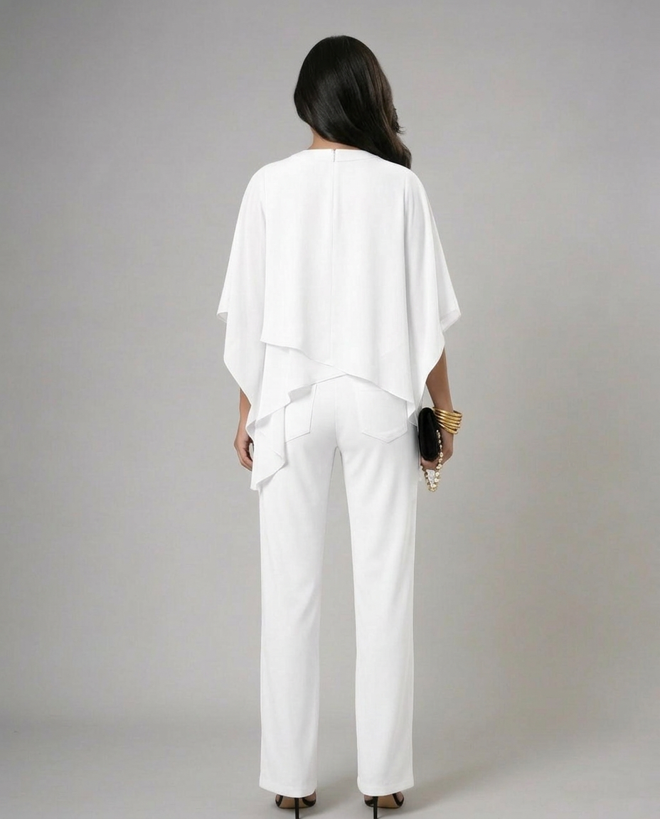 Concha · Conjunto casual con camisa y pantalón ancho