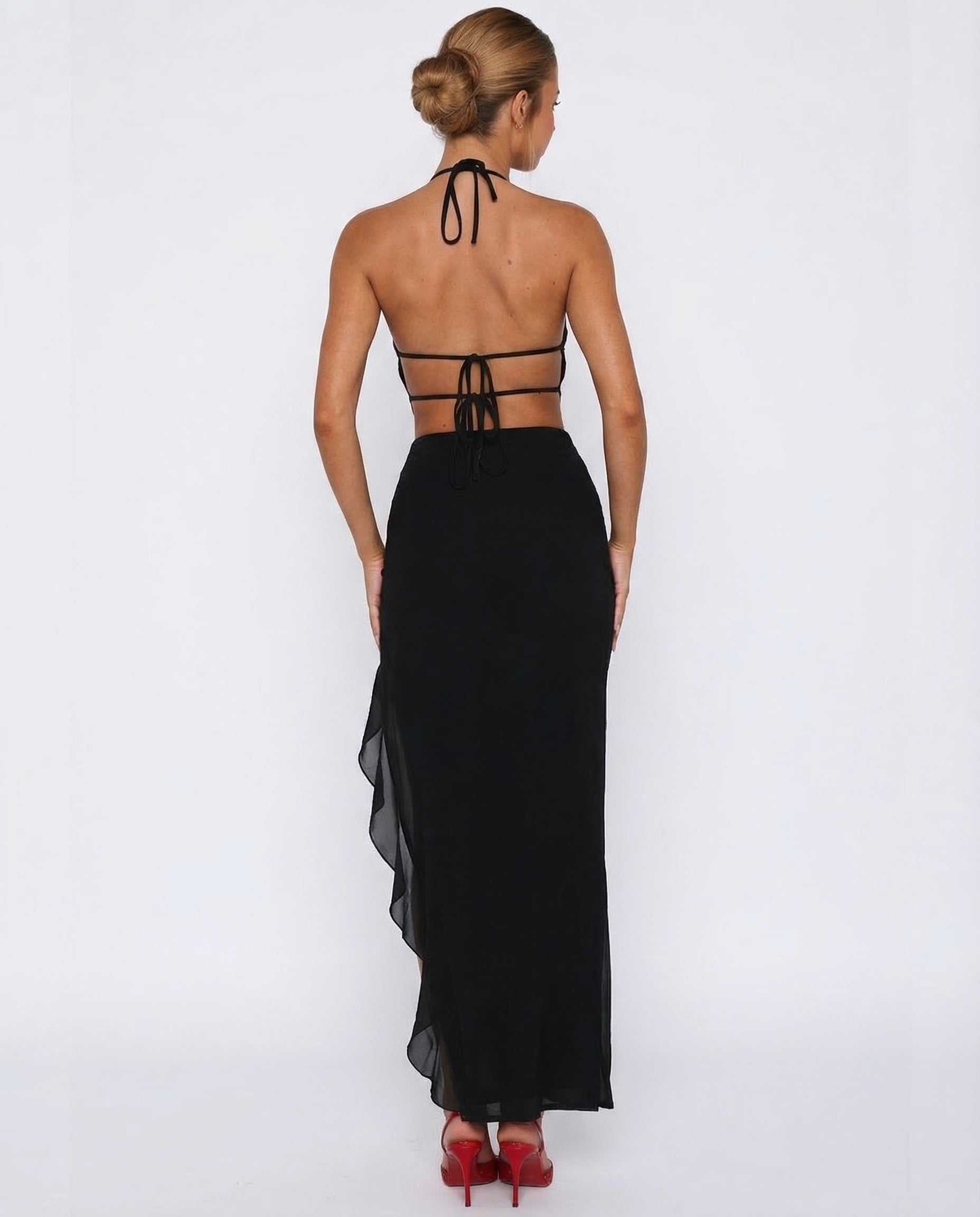 Vestido largo Cherry Crush