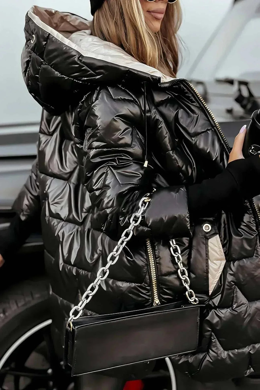 Chaqueta Larga Acolchada