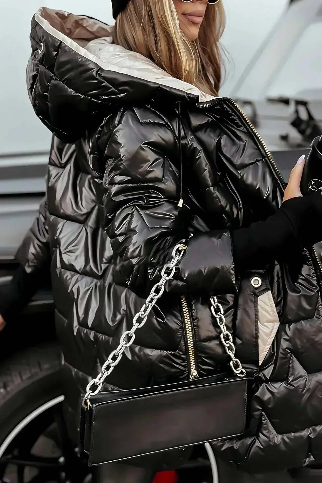 Chaqueta Larga Acolchada