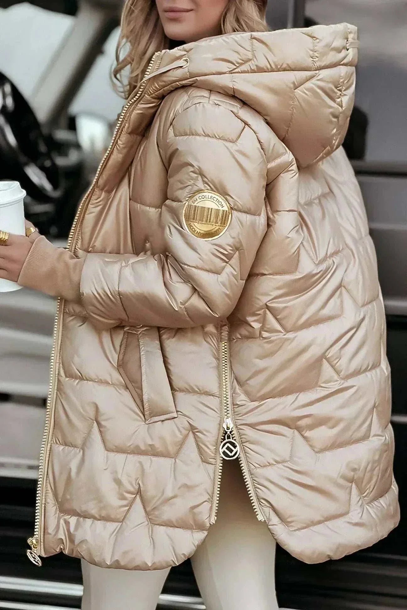 Chaqueta Larga Acolchada