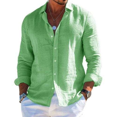 Camisa confeccionada en lino