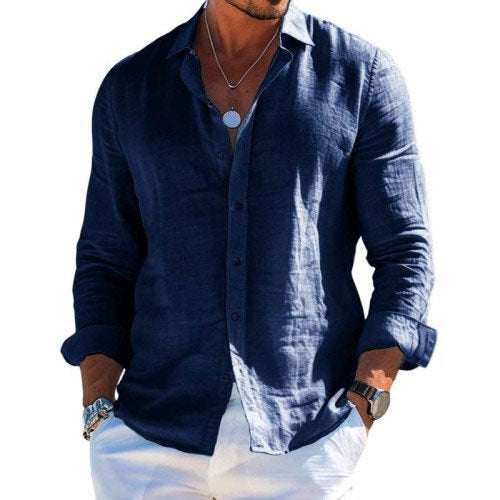 Camisa confeccionada en lino