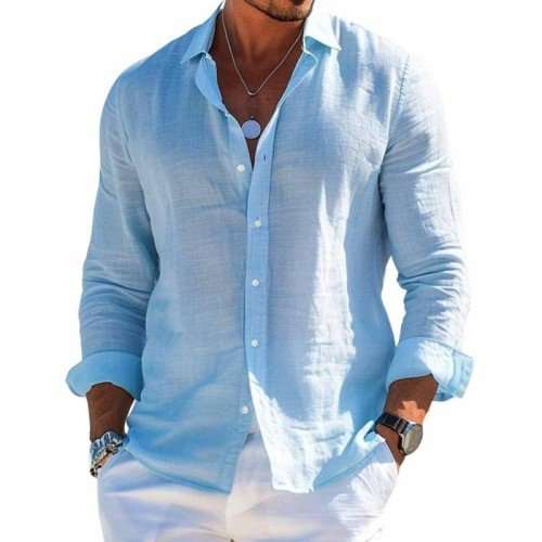 Camisa confeccionada en lino
