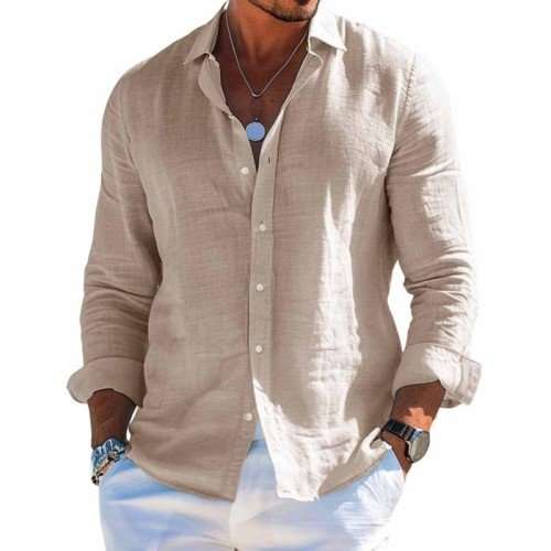 Camisa confeccionada en lino
