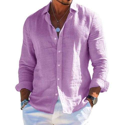 Camisa confeccionada en lino