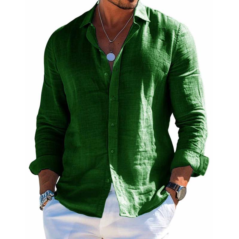 Camisa confeccionada en lino